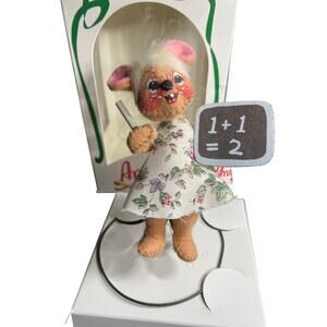 Annalee 3" Teacher With Chalkboard And Chalk Vintage Doll 1997 Home Decor